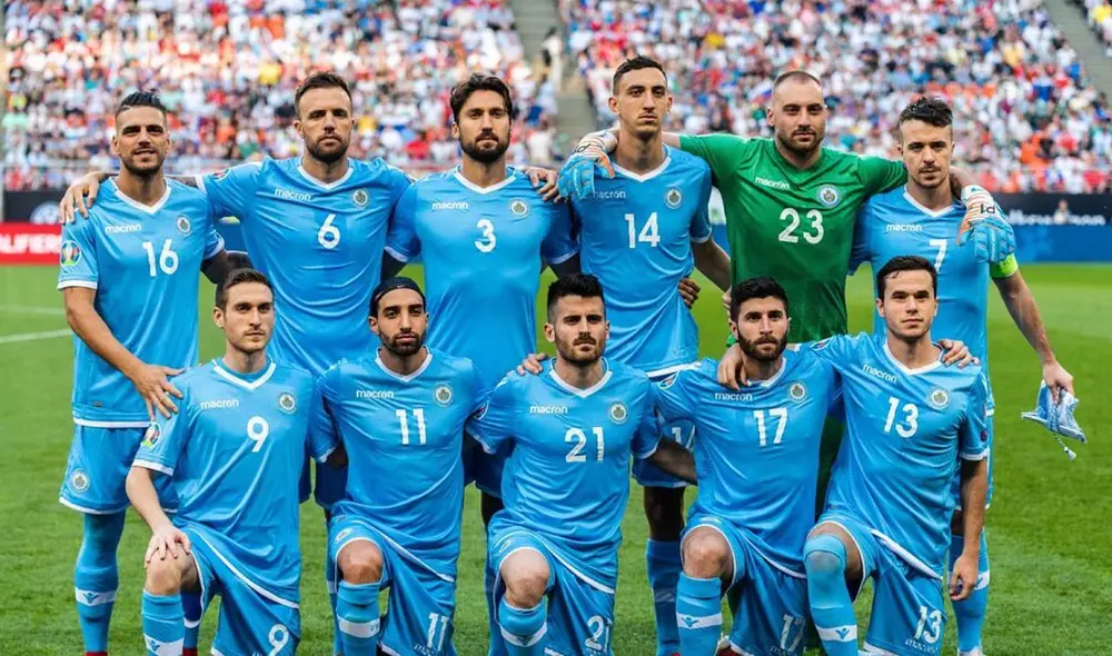 La selección de San Marino se ubica en la última posición del grupo H de las eliminatorias europeas rumbo al Mundial 2026.