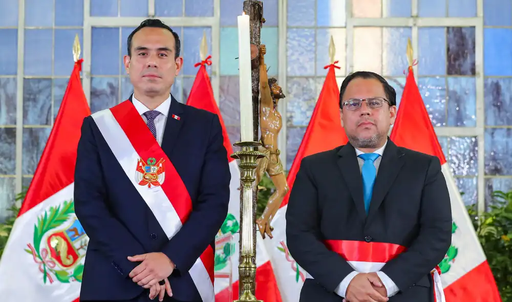 Walter Martínez jura como ministro de Justicia del gabinete de José Jerí. Foto: Presidencia Walter Martínez jura como ministro de Justicia del gabinete de José Jerí. Foto: Presidencia