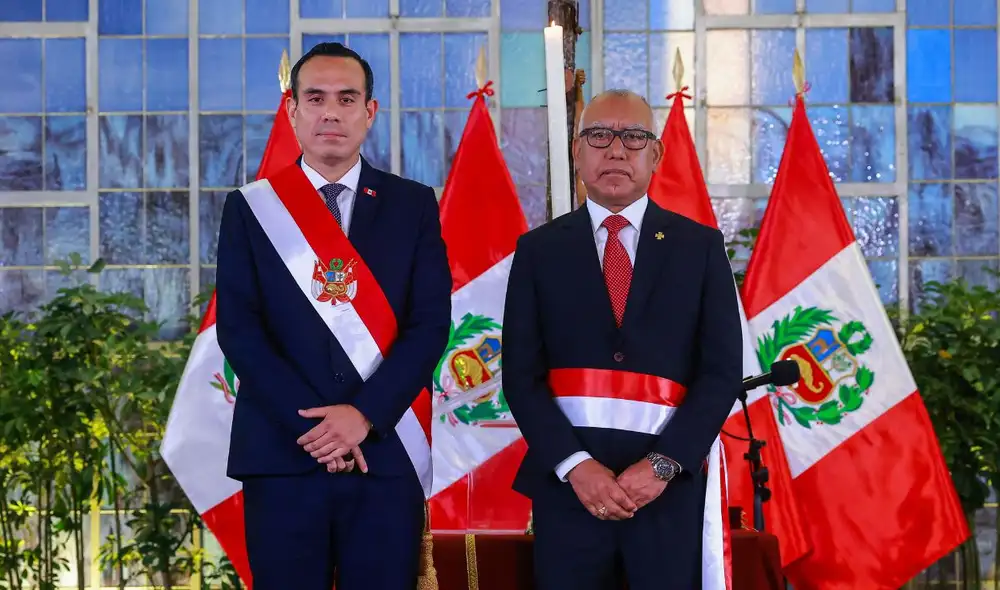 César Díaz es el nuevo ministro de Defensa del gabinete de José Jerí. Foto: Presidencia