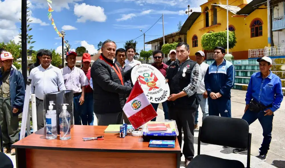 Este evento histórico marca la primera visita de un presidente de la Corte a Chaquil. Fuente: Difusión. Este evento histórico marca la primera visita de un presidente de la Corte a Chaquil. Fuente: Difusión.