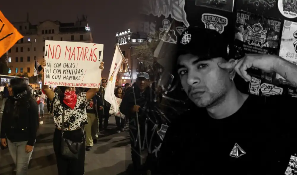 Se confirma el fallecimiento de un manifestante tras disparos de PNP |  Foto: composición LR