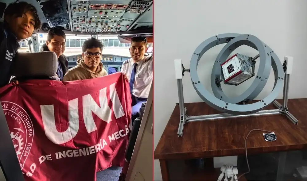 Estudiantes de la UNI crean satélite capaz de detectar derrames de petróleo que presentarán en el instituto aeroespacial de Brasil