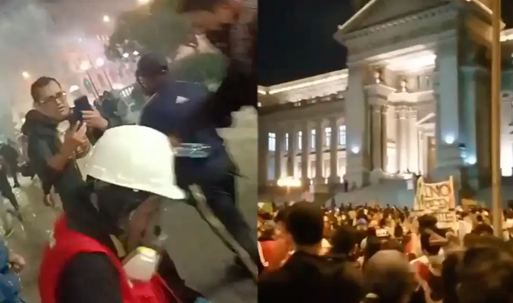 Manifestante resultó gravemente herido durante las manifestaciones. Foto: Composición LR