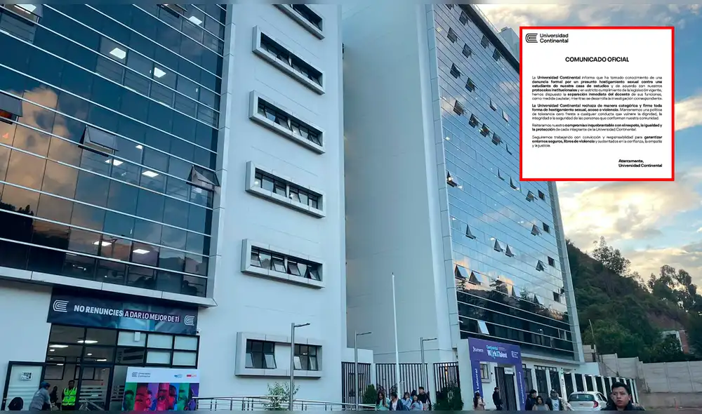 Docente fue separado de la casa de estudios mientras duren las investigaciones. Foto: Composición LR / Luis Álvarez, La República