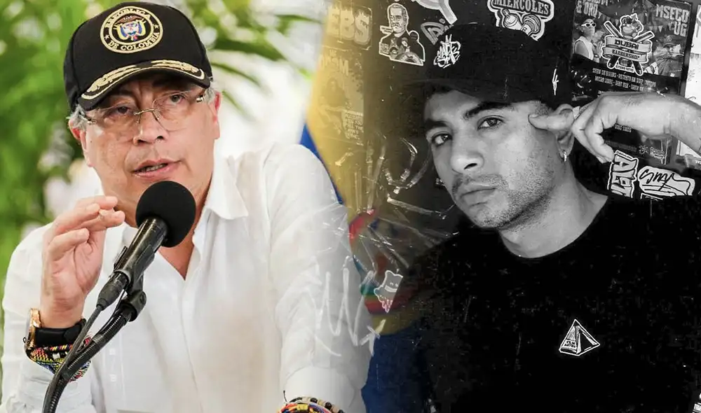 Gustavo Petro, presidente de Colombia, mostró su preocupación por las recientes protestas en Perú. Foto: composición LR/AFP/Instagram