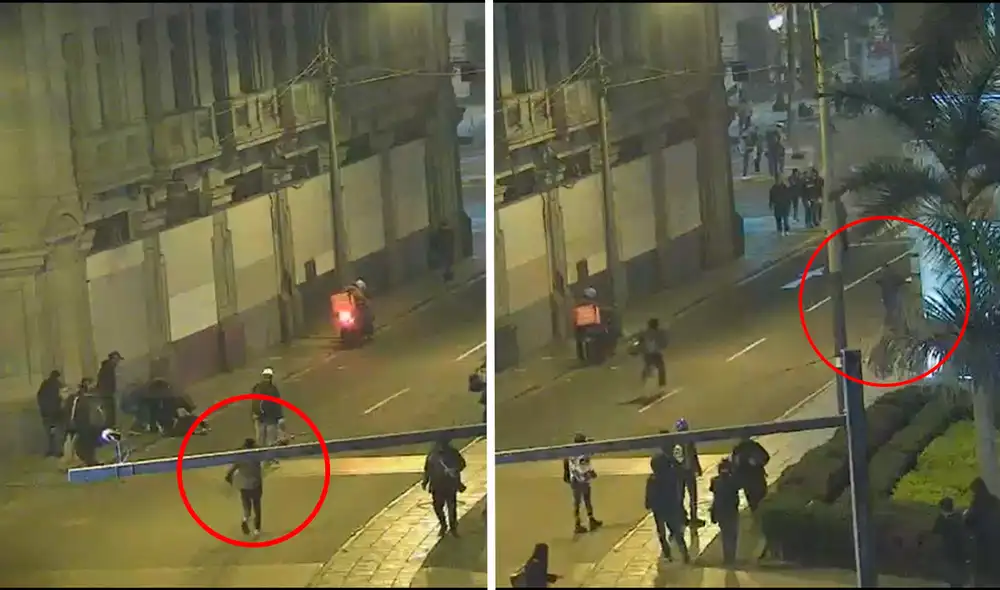 Nuevas imágenes del asesinato de Eduardo Ruíz. Foto: cámaras de seguridad