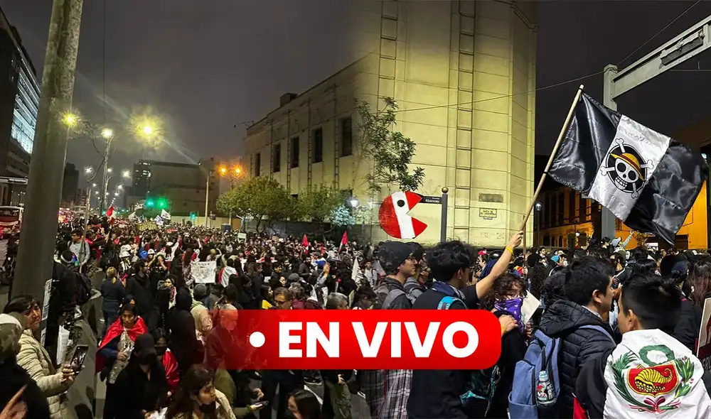 Gremios y organizaciones se movilizan en Lima en rechazo a la clase política.