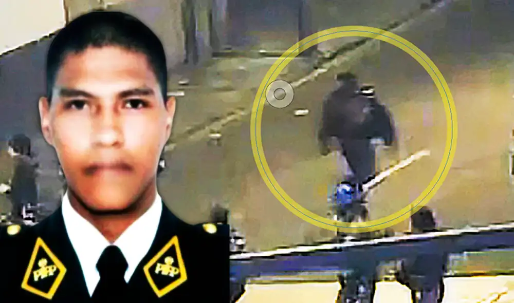 nadie lo perseguía. El video registra que el SO3 PNP Luis Magallanes corre entre los manifestantes, volteó y disparó. Foto: composición LR