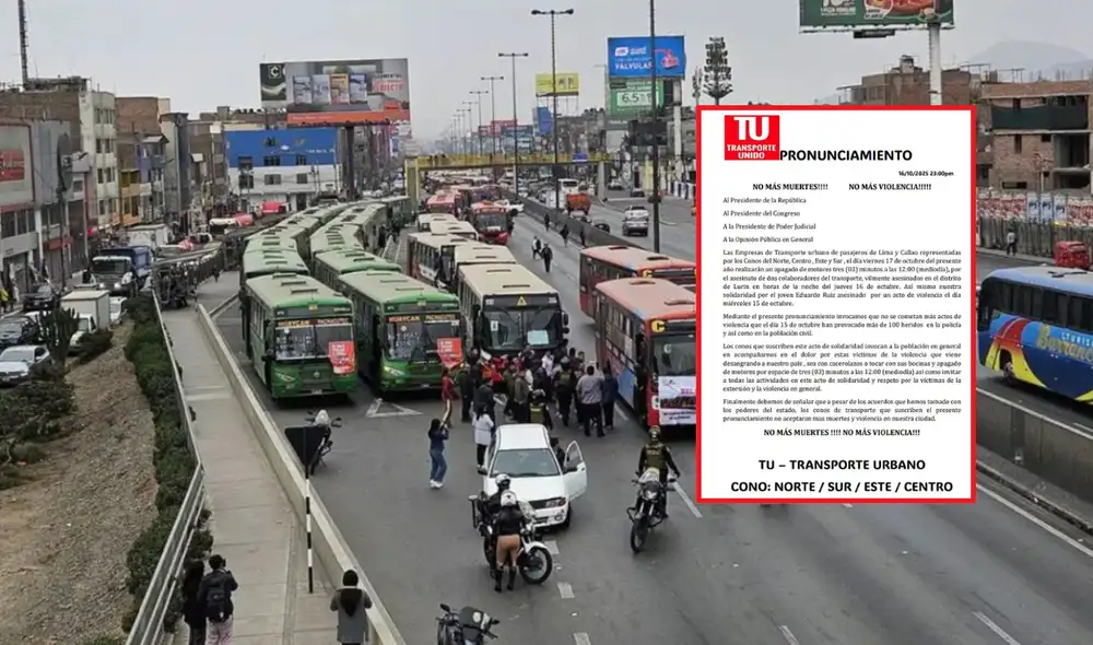 Transportistas anuncian medida de protesta tras reciente hecho de violencia en Lurín. Foto: Composición LR