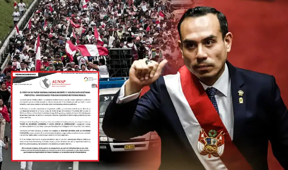 Universidades públicas se pronuncian sobre protestas.