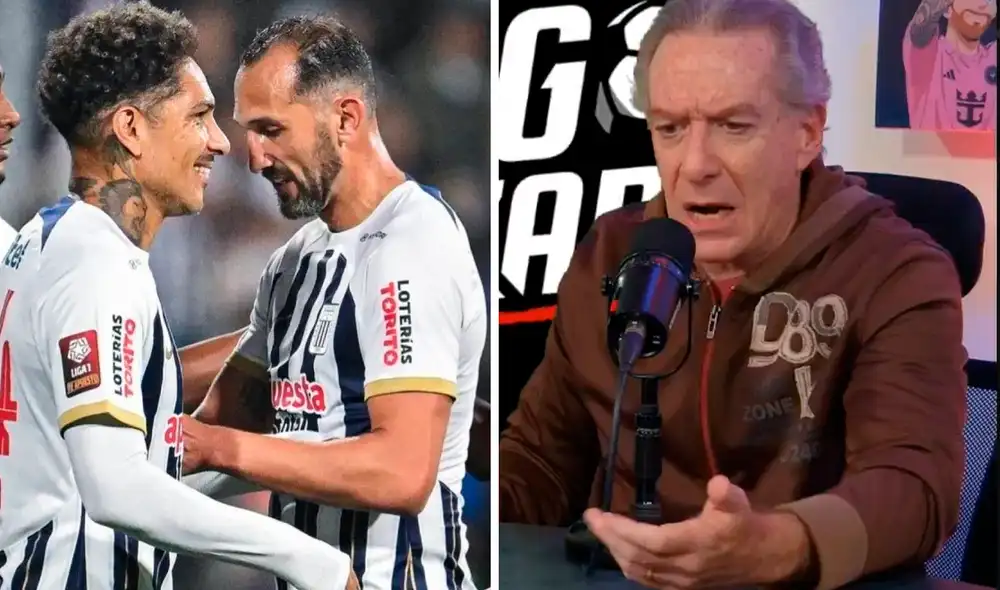 Eddie Fleishcman habló sobre Paolo Guerrero y Hernán Barcos. Foto. composición LR/captura de Denganche/Liga 1