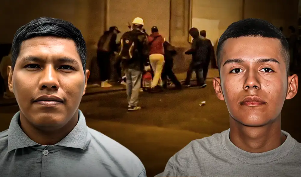 Luis Magallanes y Omar Saavedra fueron los dos policias involucrados en la muerte de Eduardo Ruiz, según la propia PNP | Composición: Jazmín Ceras / Foto: LR. Luis Magallanes y Omar Saavedra fueron los dos policias involucrados en la muerte de Eduardo Ruiz, según la propia PNP | Composición: Jazmín Ceras / Foto: LR.