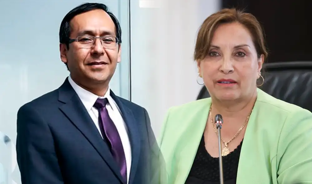 Freddy Hinojosa, vocero de Dina Boluarte, renuncia como jefe del gabinete de asesores del Despacho Presidencial. . Foto: composición LR