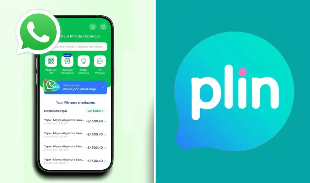 Plin ahora permite enviar dinero por WhatsApp