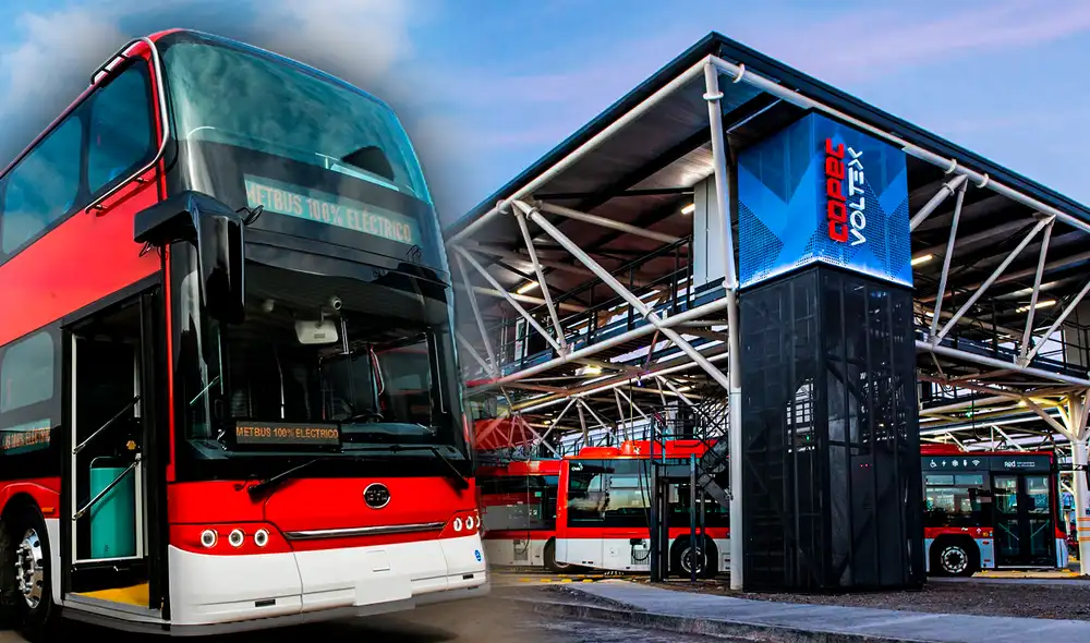 Copiapó es la primera ciudad con transporte público 100 % eléctrico en Sudamérica. Foto: Composición LR