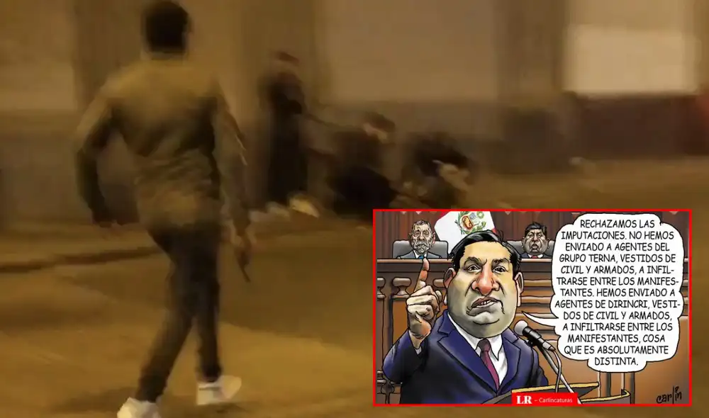 Carlincatura de hoy, domingo 19 de octubre, sobre las protestas del 15 de octubre. Foto: Composición/LR Carlincatura de hoy, domingo 19 de octubre, sobre las protestas del 15 de octubre. Foto: Composición/LR