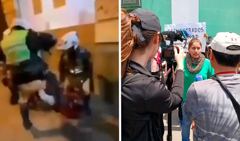 Dos de los cuatro estudiantes de la UNMSM han sido liberados. Foto: composición LR