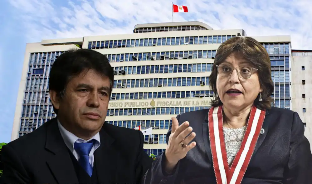 El fiscal de la Nación interino, Tomás Gálvez, indicó que le daría la bienvenida a Delia Espinoza cuando la JNJ le notifique su reposición. Foto: Composición/LR El fiscal de la Nación interino, Tomás Gálvez, indicó que le daría la bienvenida a Delia Espinoza cuando la JNJ le notifique su reposición. Foto: Composición/LR