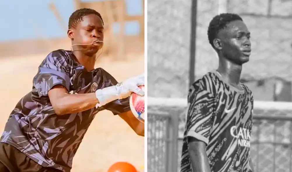 Cheikh Touré formaba parte de la academia Esprit Foot Yeumbeul. Foto: composición LR