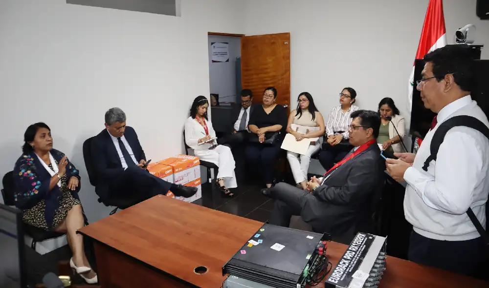 Durante la visita, se dialogó con magistrados y personal judicial. Fuente: Difusión. Durante la visita, se dialogó con magistrados y personal judicial. Fuente: Difusión.