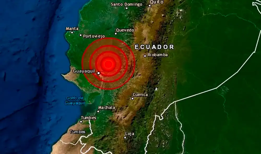 Sismo de 6.1 de magnitud en Ecuador. Foto: Alerta Mundial