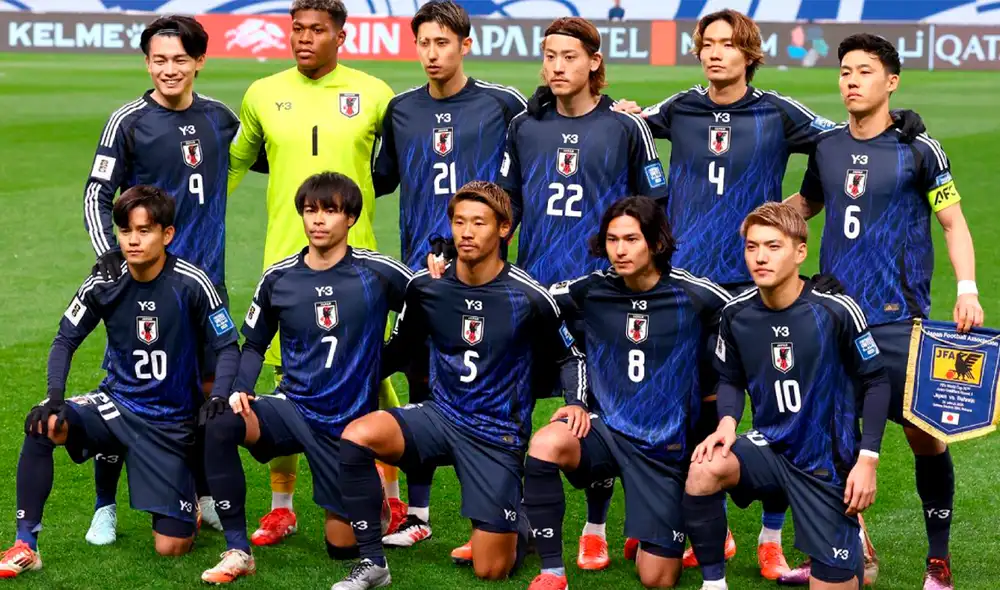 Japón viene de vencer 3-2 en un amistoso a Brasil. Foto: X