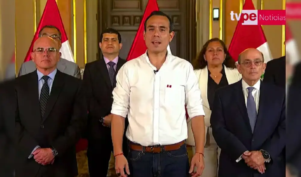 Presidente José Jerí declara estado de emergencia para Lima Metropolitana y el Callao. Foto: captura de pantalla/TV Perú