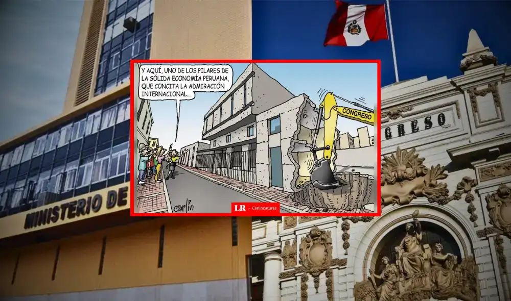 Carlincatura expone el impacto de un Congreso que derrumba el tesoro público. Foto: composición LR