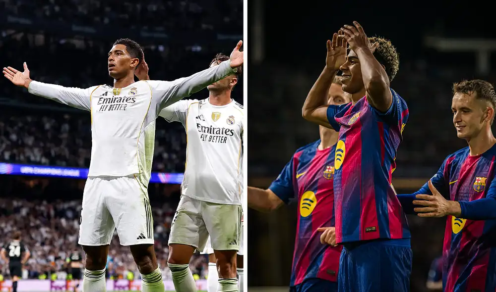 Real Madrid se enfrentará a FC Barcelona por al fecha 10 de LaLiga. Foto: composición LR/Real Madrid/Barcelona