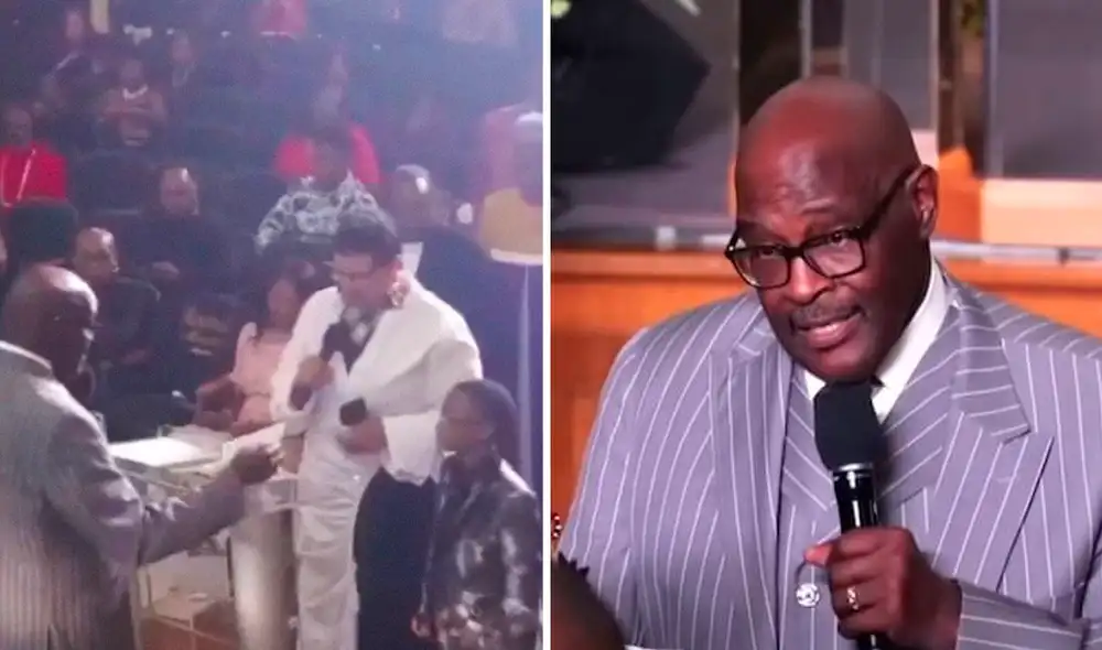 El pastor Marvin Winans le reclamó a una feligresa por donar “solo” $1.200 a su iglesia. El pastor Marvin Winans le reclamó a una feligresa por donar “solo” $1.200 a su iglesia.