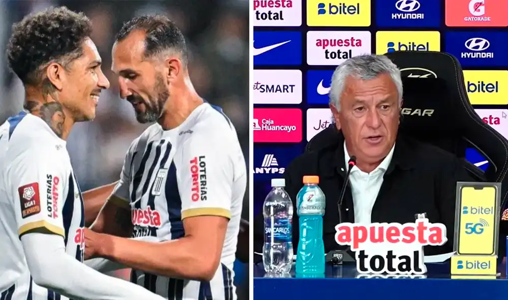 Néstor Gorosito habló sobre Paolo Guerrero y Hernán Barcos. Foto: composición LR/captura de Alianza Lima TV/Liga 1