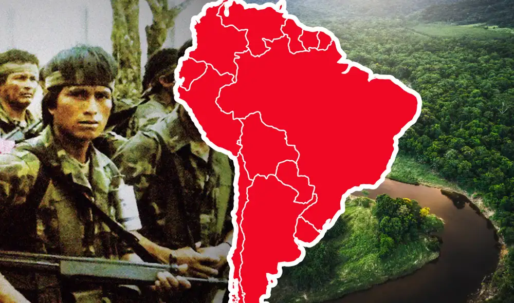 Un kilómetro cuadrado que guarda 14 soldados de la guerra del Cenepa y simboliza la paz. Composición LR