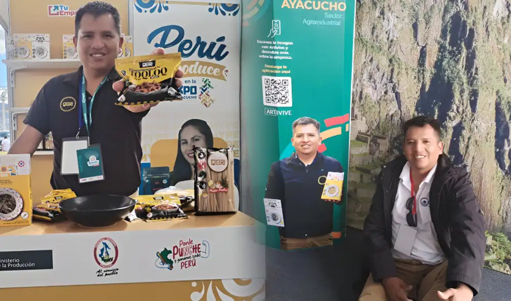 El joven peruano utilizó insumos originarios de la sierra para crear su propia empresa.