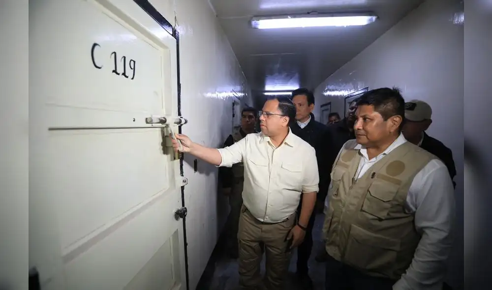 Ministro de Justicia en nuevo pabellón de Ancón I