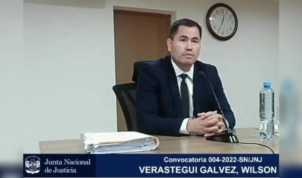Juez penal nacional Wilson Verástegui