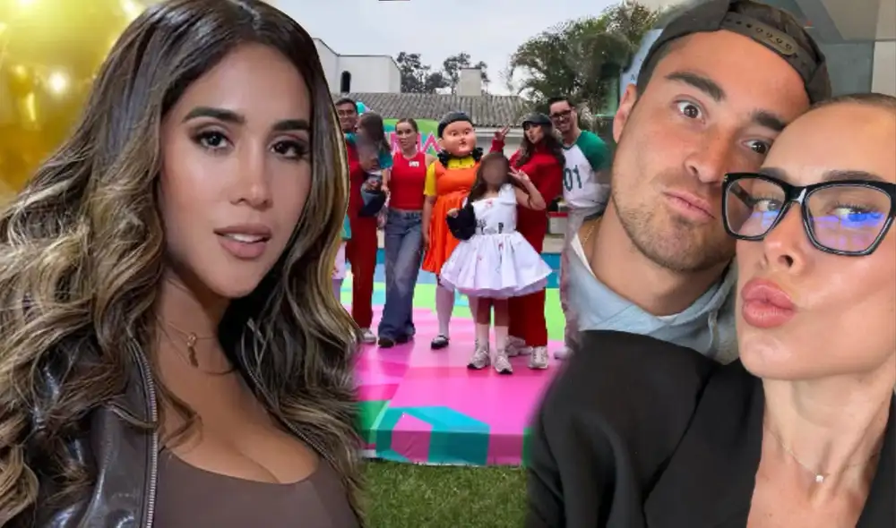 Melissa Paredes y Ale Venturo celebraron el cumpleaños de la hija mayor de Rodrigo Cuba. Foto: composición LR/Instagram