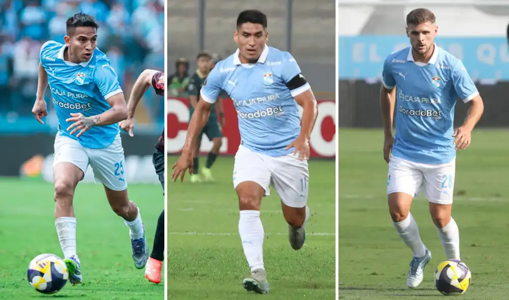 Martín Távara, Irven Ávila y Nicolás Pasquini son 3 de los jugadores que terminan contrato este 2025. Foto: composición de LR/Carlos Felix/Sporting Cristal