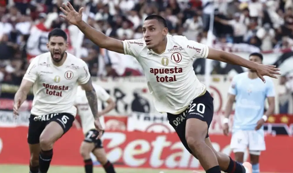 Álex Valera es el goleador de Universitario en esta Liga 1 2025. Foto: captura de L1 Maax
