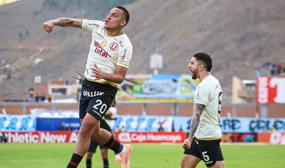Álex Valera anotó el gol del tricampeonato para el equipo crema. Foto: Universitario