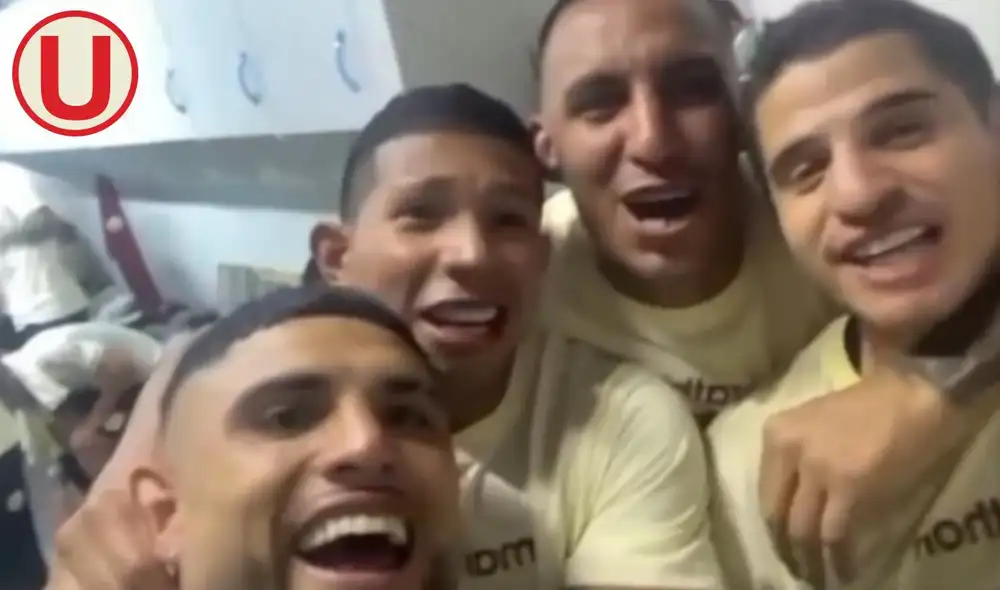 Jugadores de la 'U' lanzan picante indirecta en celebración del tricampeonato. Foto: Lr/Fanáticos del Fútbol