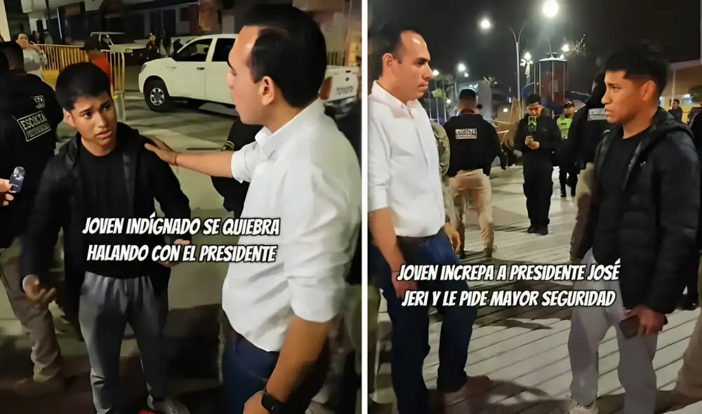 Joven se quiebra al pedir ayuda por la ola de extorsiones al alcalde José Jerí en el distrito de Comas.