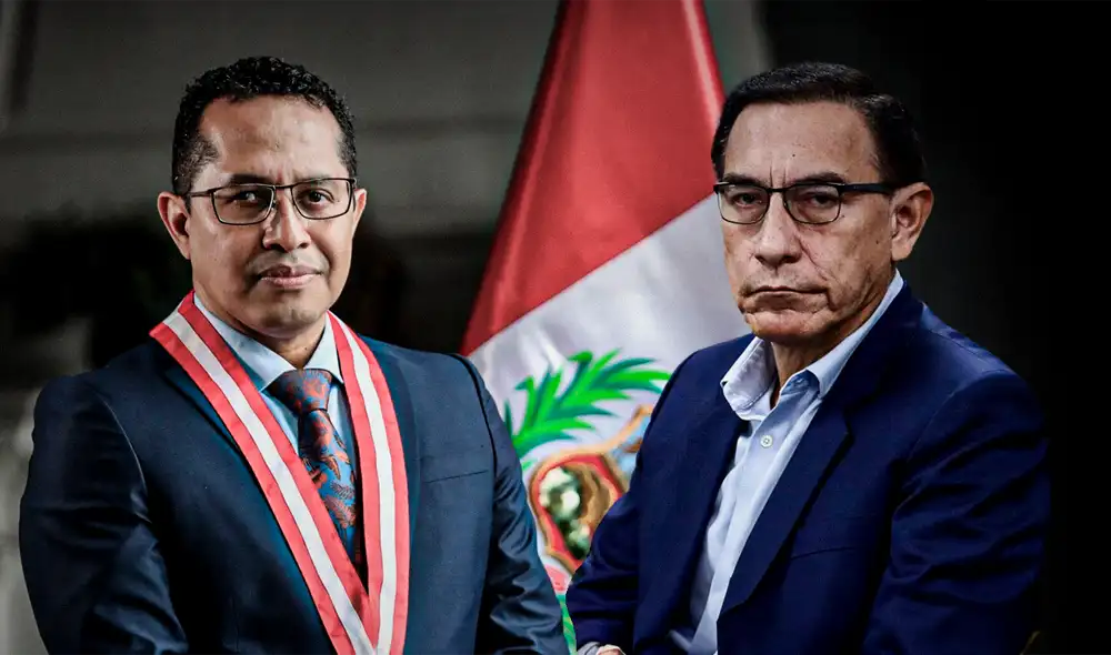 El presidente del JNE se pronunció tras la inscripción de Martín Vizcarra como primer vicepresidente. Foto: Composición/LR