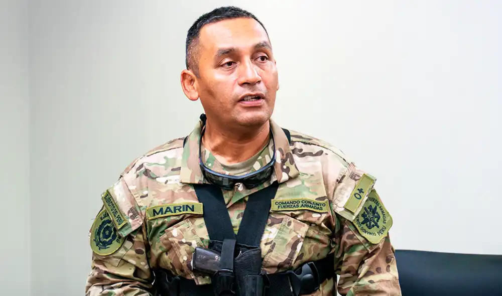 Misiones. Como jefe del CUPAZ, el general Marco Marín ejecutó 33 operaciones contra la minería ilegal en Pataz. Foto: difusión