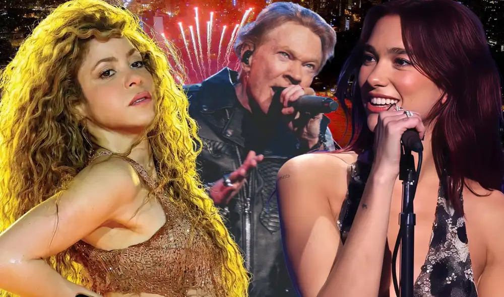 Conciertos en noviembre presenta a Shakira, Dua Lipa y más. Foto: difusión Conciertos en noviembre presenta a Shakira, Dua Lipa y más. Foto: difusión