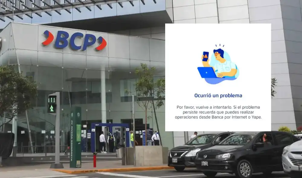 Usuarios reportan caída de app del BCP.