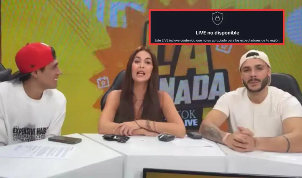 Problemas técnicos y bloqueo en TikTok.