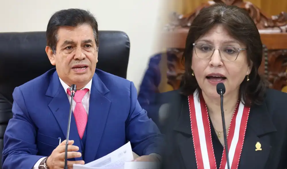 Tomás Gálvez dispuso retirar los vehículos oficiales asignados a Delia Espinoza pese a un informe legal que recomendaba mantenerlos por motivos de seguridad personal. Foto: composición LR