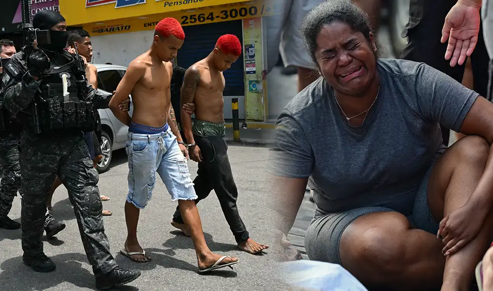 Río de Janeiro vivió uno de los días más oscuros de su historia, cerca de 130 muertos en un operativo policial. Foto: AFP Río de Janeiro vivió uno de los días más oscuros de su historia, cerca de 130 muertos en un operativo policial. Foto: AFP