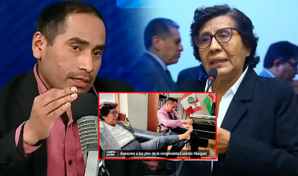 Asesor de Lucinda Vásquez asegura que congresista sufre de "cáncer avanzado". Foto: composición LR Asesor de Lucinda Vásquez asegura que congresista sufre de "cáncer avanzado". Foto: composición LR