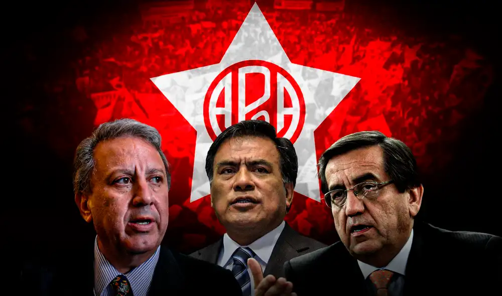 Javier Velásquez, Hernán Garrido Lecca y Jorge del Castillo son tres de los 15 precandidatos que tiene el Apra. Foto: composición LR